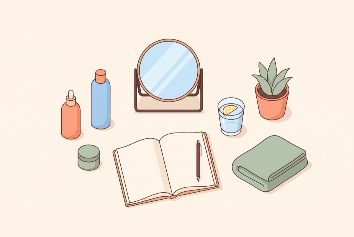 The 30-Day Glow-Up Plan illustration