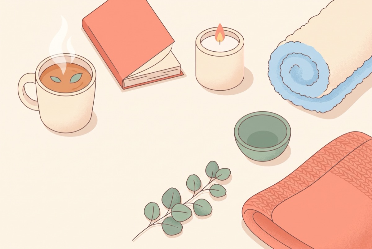 A Self-Care Routine That Isn't Just Bubble Baths illustration